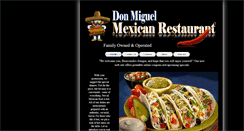 Desktop Screenshot of donmiguelrestaurant.com